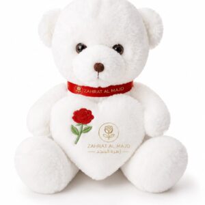 40cm white teddy