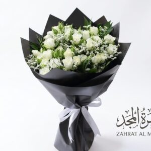 White spray roses
