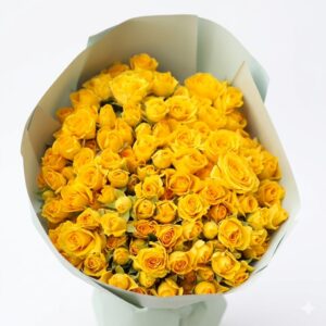 Yellow spray roses 20 stem