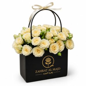 Beach spray roses inside the bag