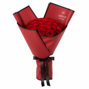25pcs red roses