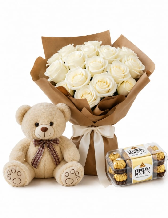 Combo Flowers and Accessories