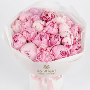 25pcs pionies pink bouquet